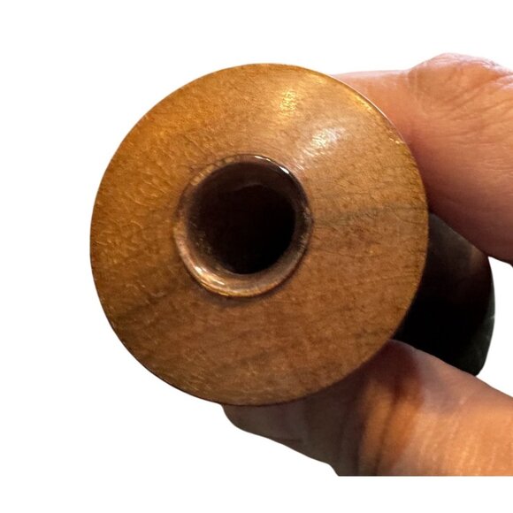 Vintage Oregon Myrtlewood Vase 7" Handcrafted Wooden Decorative Piece - Picture 2 of 4